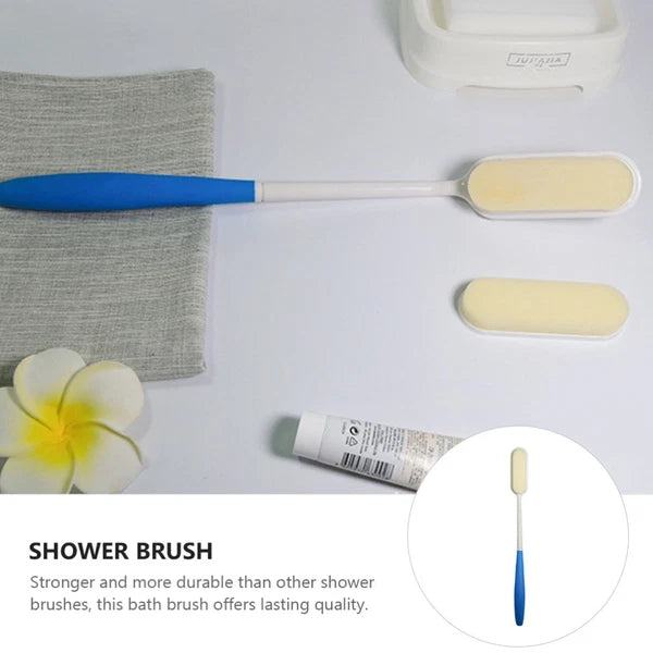 2 Pcs Long-handled Bath Scrubber Child Exfoliating Body Shower Brush