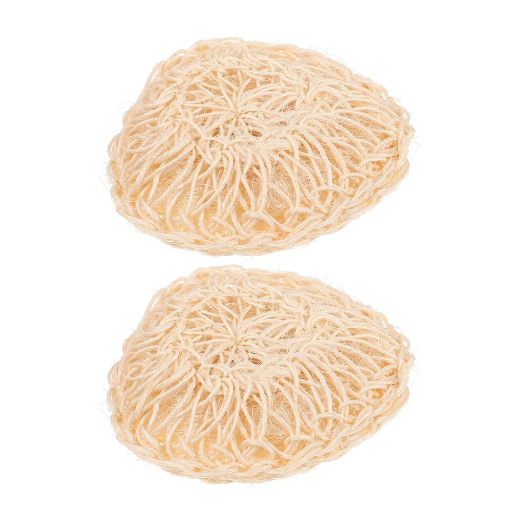 2 Pcs Sisal Bath Brush Man Bathing Accessories Scrubber for Body