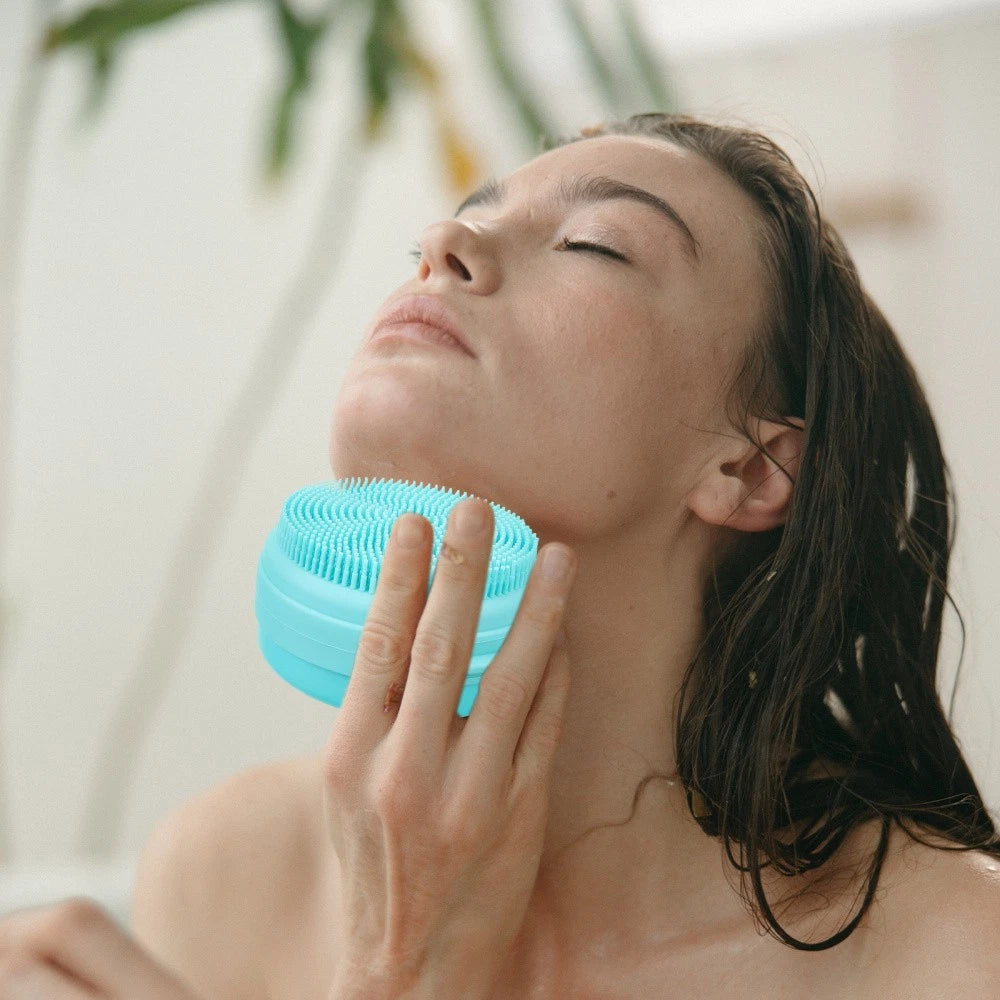 Bath Brush Reusable Body Scrubber Silicone Exfoliating