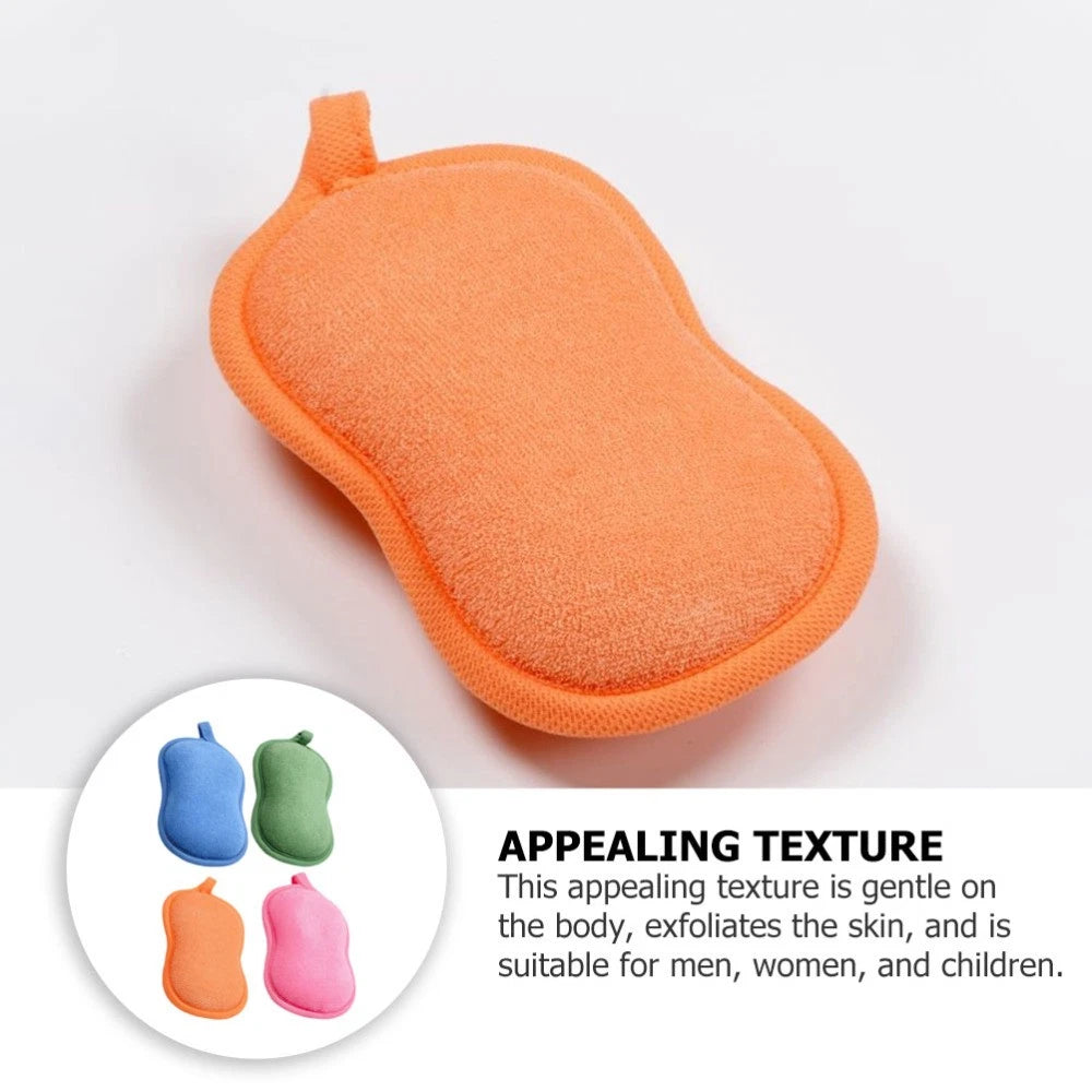 4 Pcs Baby Shower Cloth Bath Washcloth Toddler Newborn Shower Brush