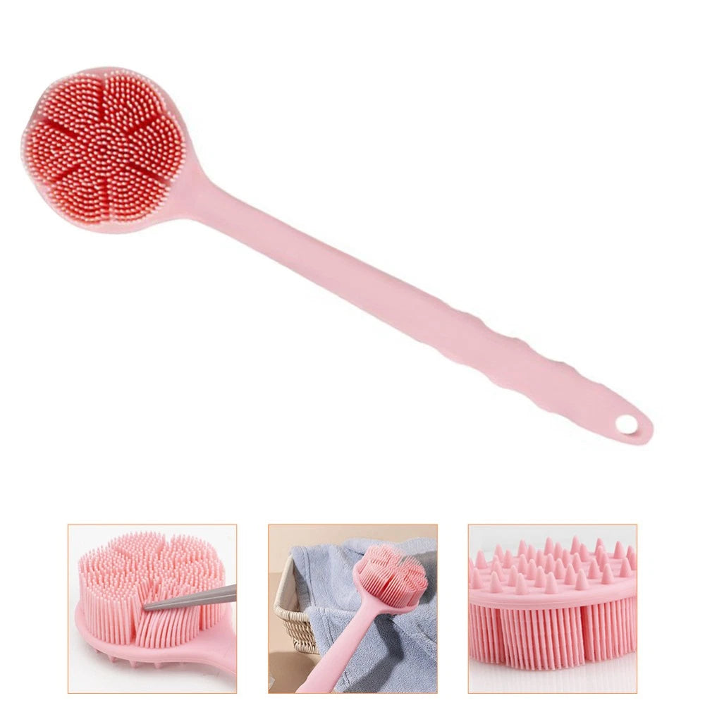 Bath Brush Back Scrubber Long Handle Soft Body Shower for Exfoliating