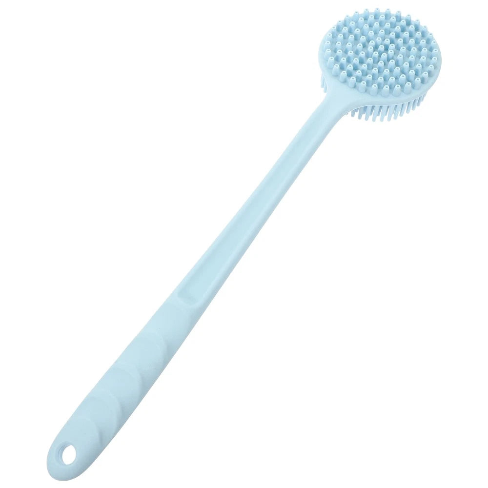 Silicone Bath Brush Man Scrubber for Body Anti-slip Shower Cleaning