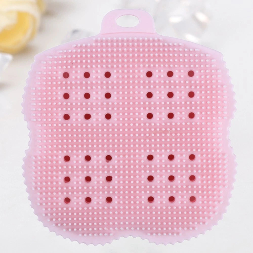 Baby Exfoliating Towel Bath Scrubber for Cleaning Bathing Brush Back