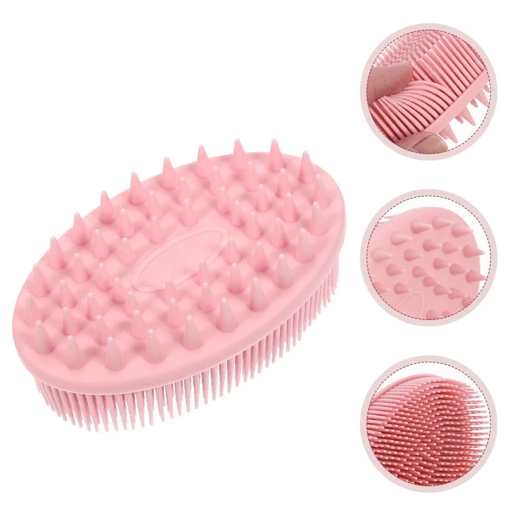 5 PCS Silicone Bath Brush Child Baby Hair Scrubber Brushes for Shower