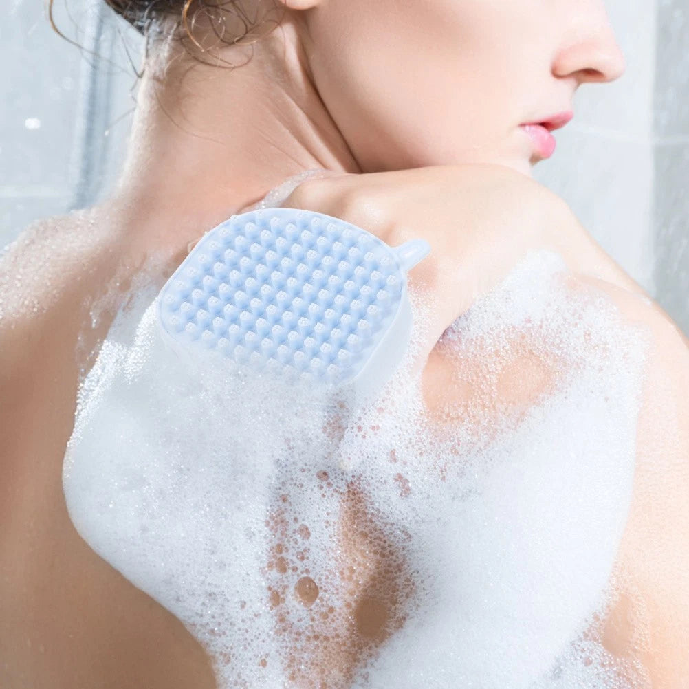 Bath Brush Travel Skin Exfoliator Scrubber Silicone Body Cleansing