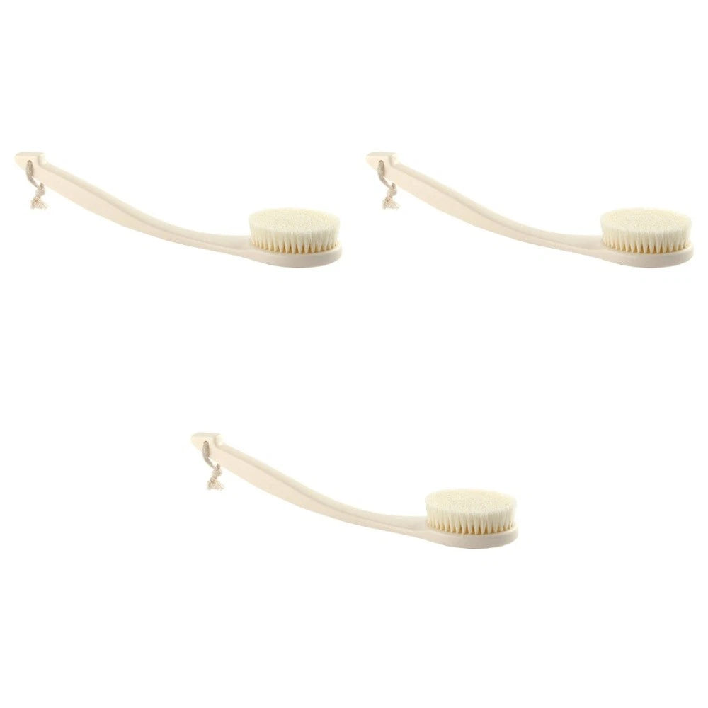 3 Pieces Bath Brush Multi-functional Exfoliating Shower Scrubber