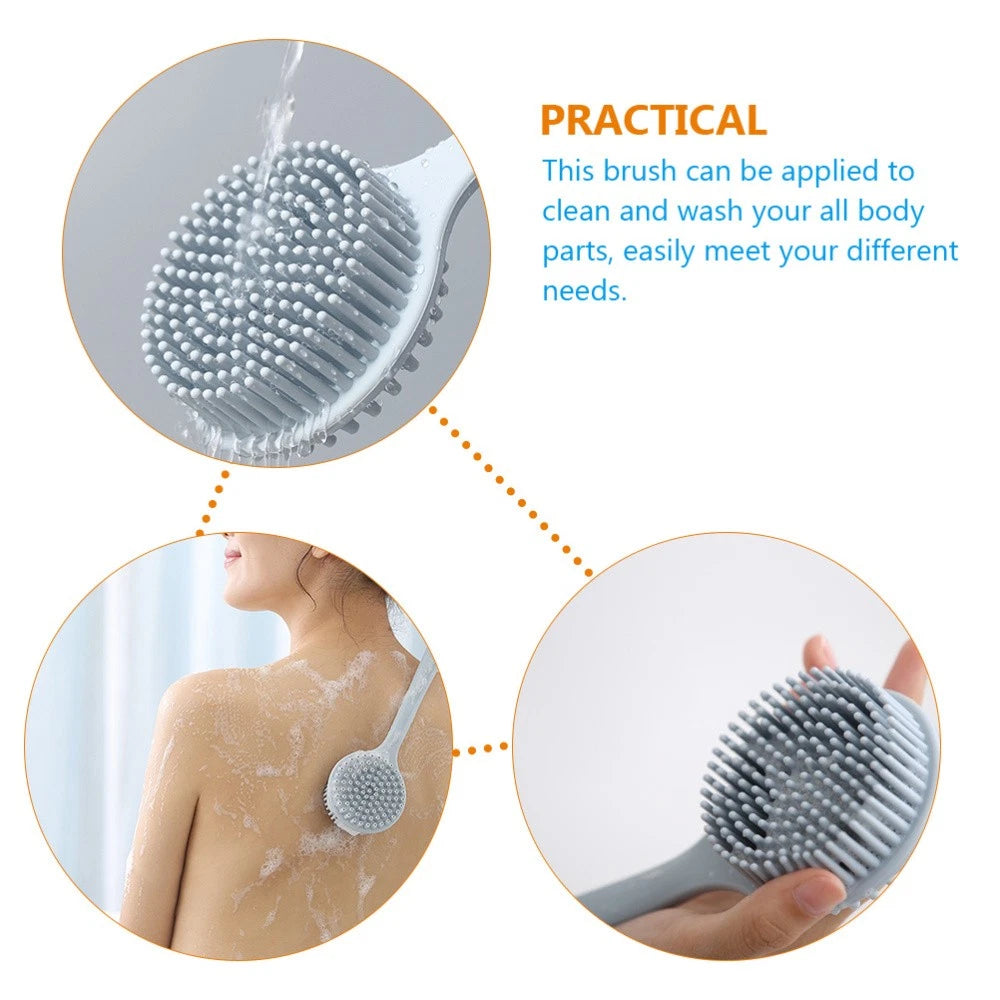 Bath Brush Man Silicone Scrubber for Shower Exfoliating