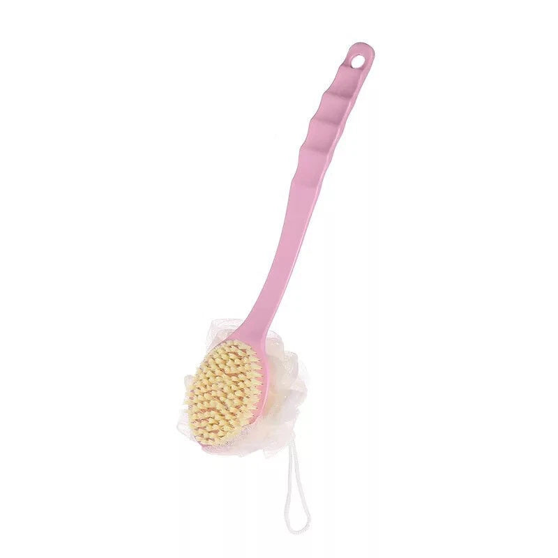 Long-handled Scrubbing Artifact Brush Soft Hair Bathing Back Scrubbing Br-QU