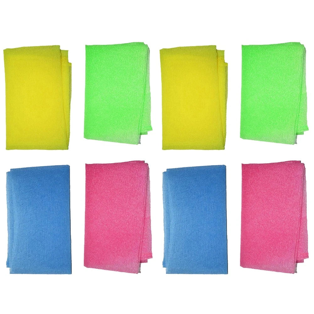 8 Pcs Body Brushes for Shower Sponge Exfoliating Scrubber Bath Back