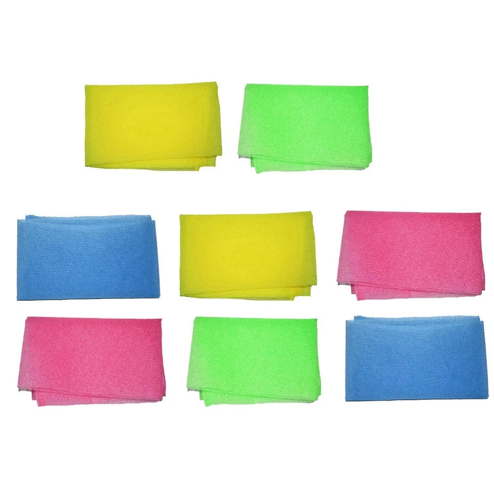 8 Pcs Body Brushes for Shower Sponge Exfoliating Scrubber Bath Back