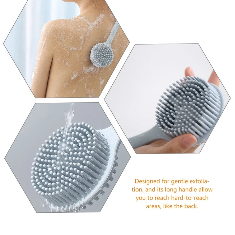 Bath Brush Man Silicone Scrubber for Shower Exfoliating