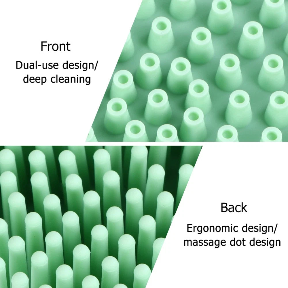 Bath Brush Man Silicone Exfoliator Body Scrubber Back for Shower