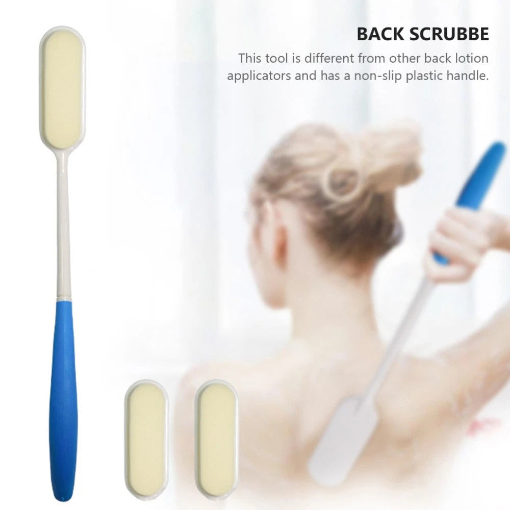 3 Pcs Long-handled Bath Scrubber Child Man Back Shower Brush for Exfoliating