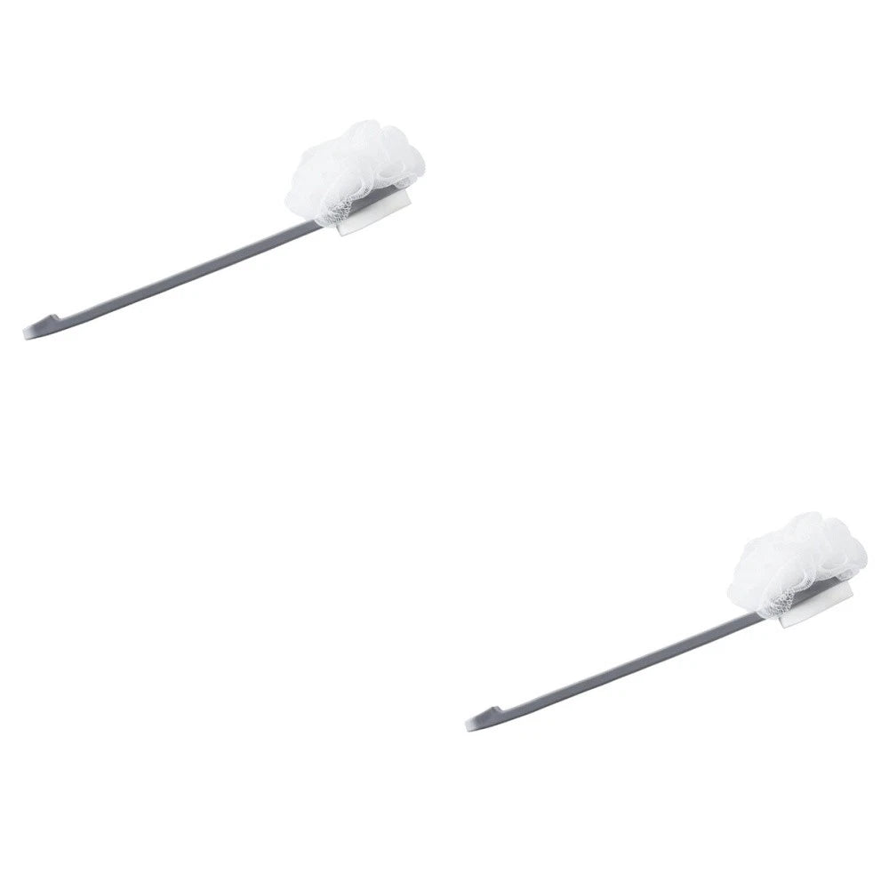2 PCS Bath Ball Brush Child Exfoliating Back Scrubber with Handles