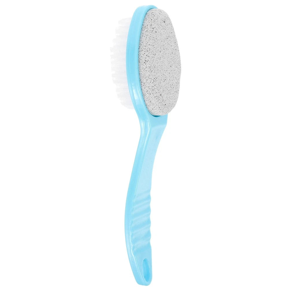Foot Brush with Plastic Handle (Random Color) Plastic bath brush Foot brush