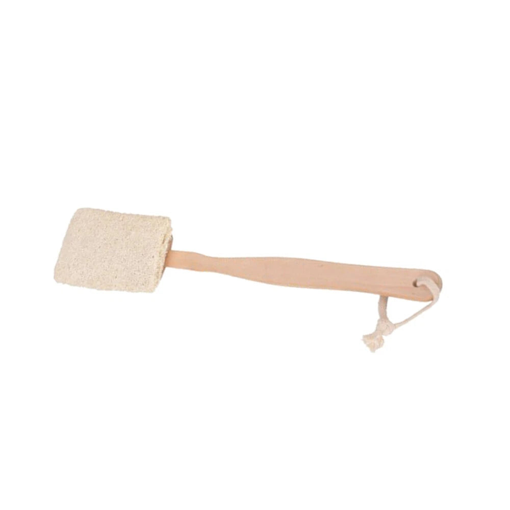 Exfoliating Back Scrubber with Long Handle for Bathing Random Color