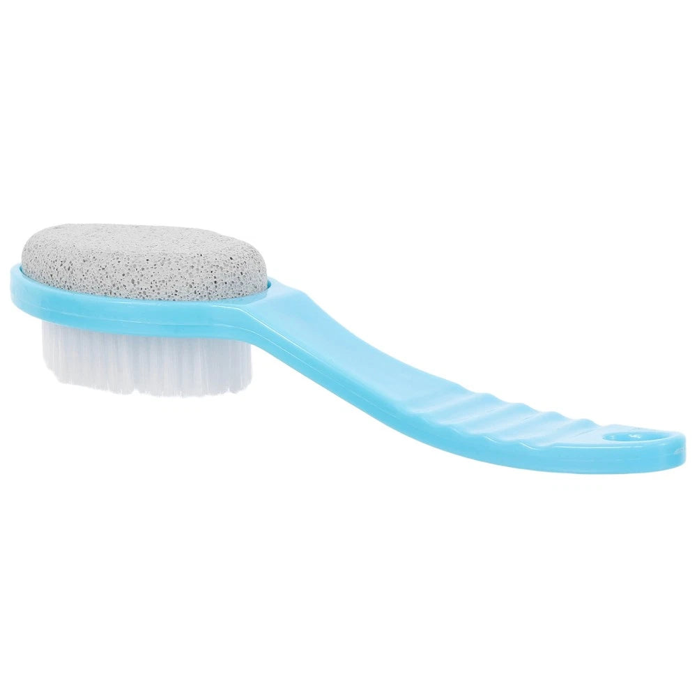 Foot Brush with Plastic Handle (Random Color) Plastic bath brush Foot brush