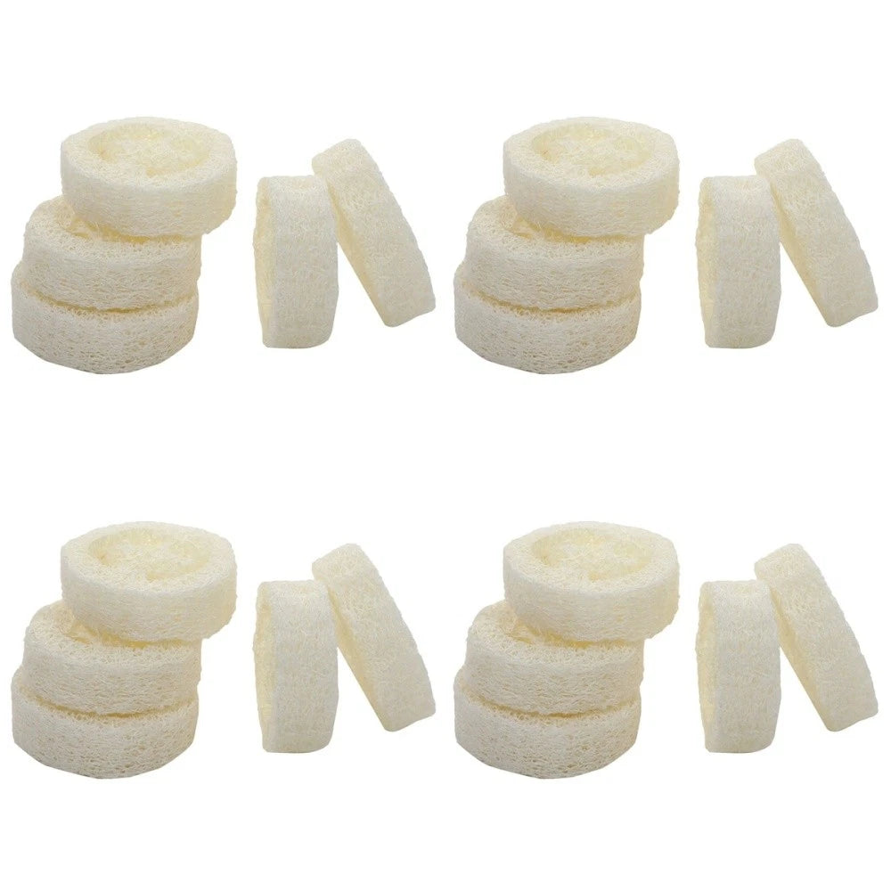 Set of 4 Loofah Shower Brush Travel Back Scrubber Body Exfoliating