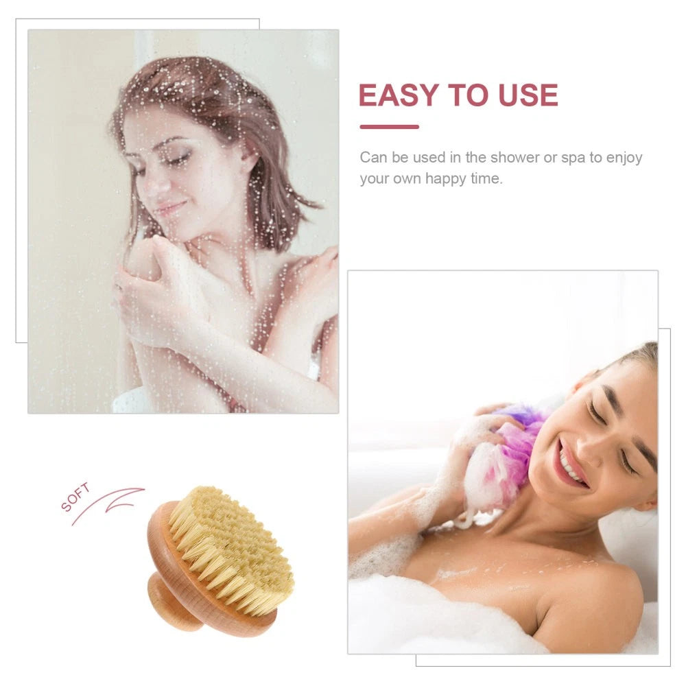 Dry Brushing Body Skin Exfoliator Scrubber Bath Brushes for Shower