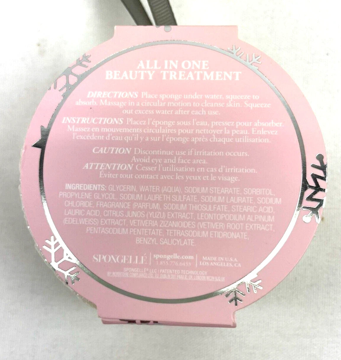 Spongelle Joy SUGAR PLUM Buffer Body Wash Infused Christmas 1.5 oz Lot of 3 New