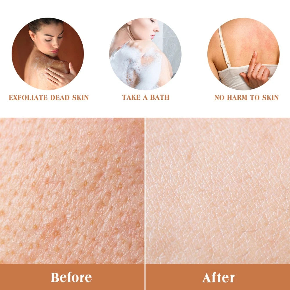 Loofah Bath Brush Body Exfoliator Work for Dry Brushing