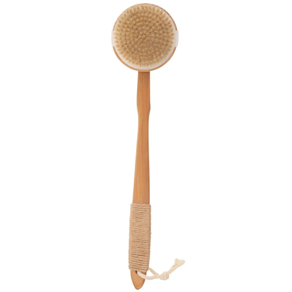 Removable Bath Brush Exfoliating Back Scrubber for Shower Elder Women's