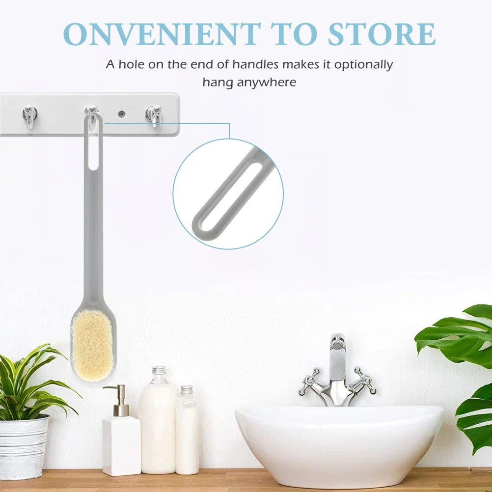 Bath Brush Man Body Shower Scrubber Wash Cleaning Long Handled for