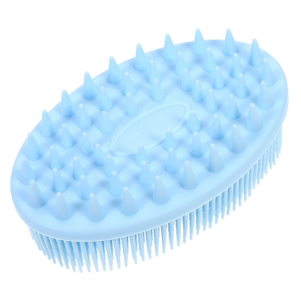 2 PCS Silicone Bath Brush Baby Body Brushes for Shower Scrubber Shampoo Massage