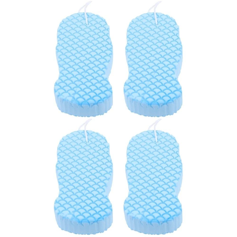 2 Pack Baby Bath Sponge Man Toddler Back Scrub Brush Cleaning Scrubber Bathing