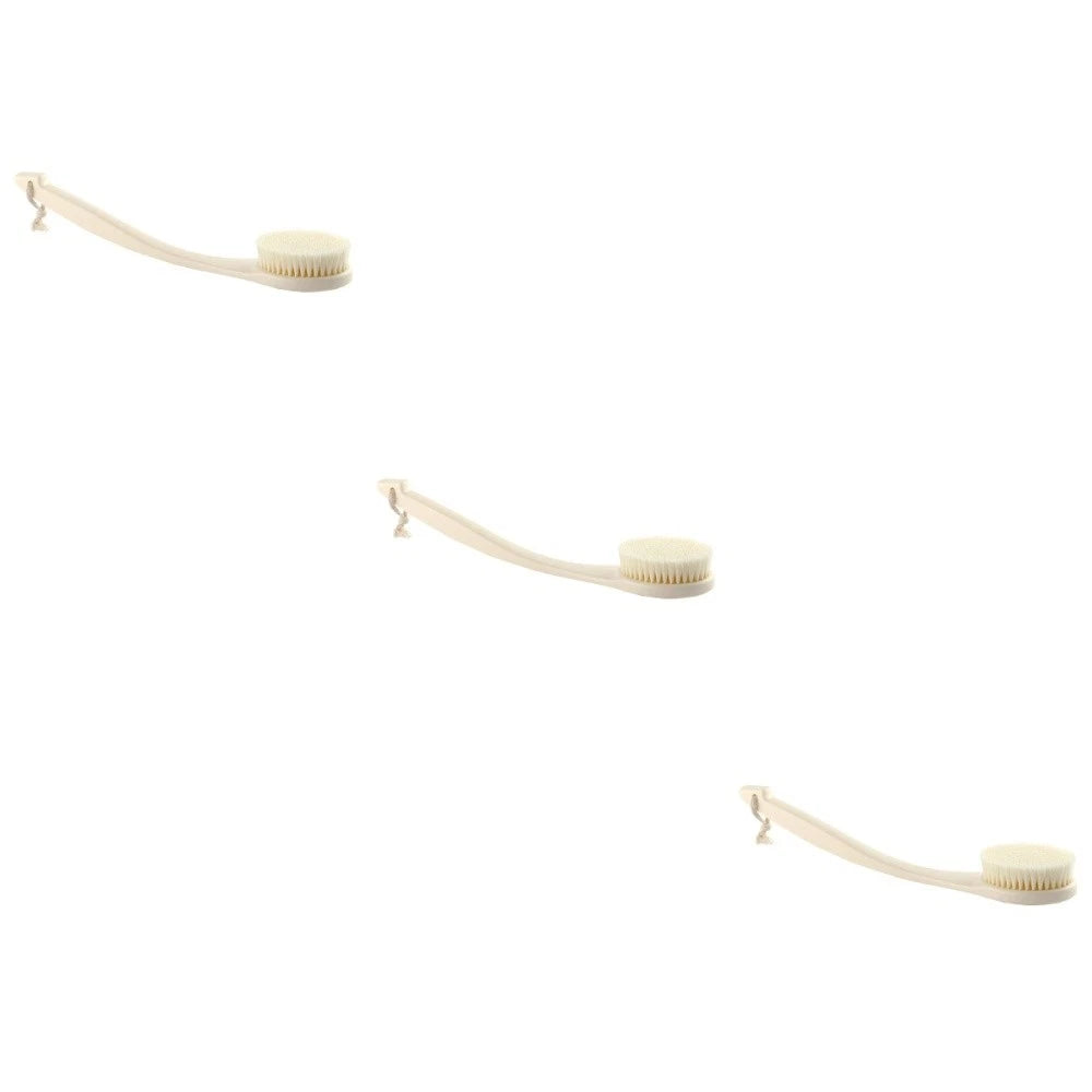3 Pieces Bath Brush Multi-functional Exfoliating Shower Scrubber