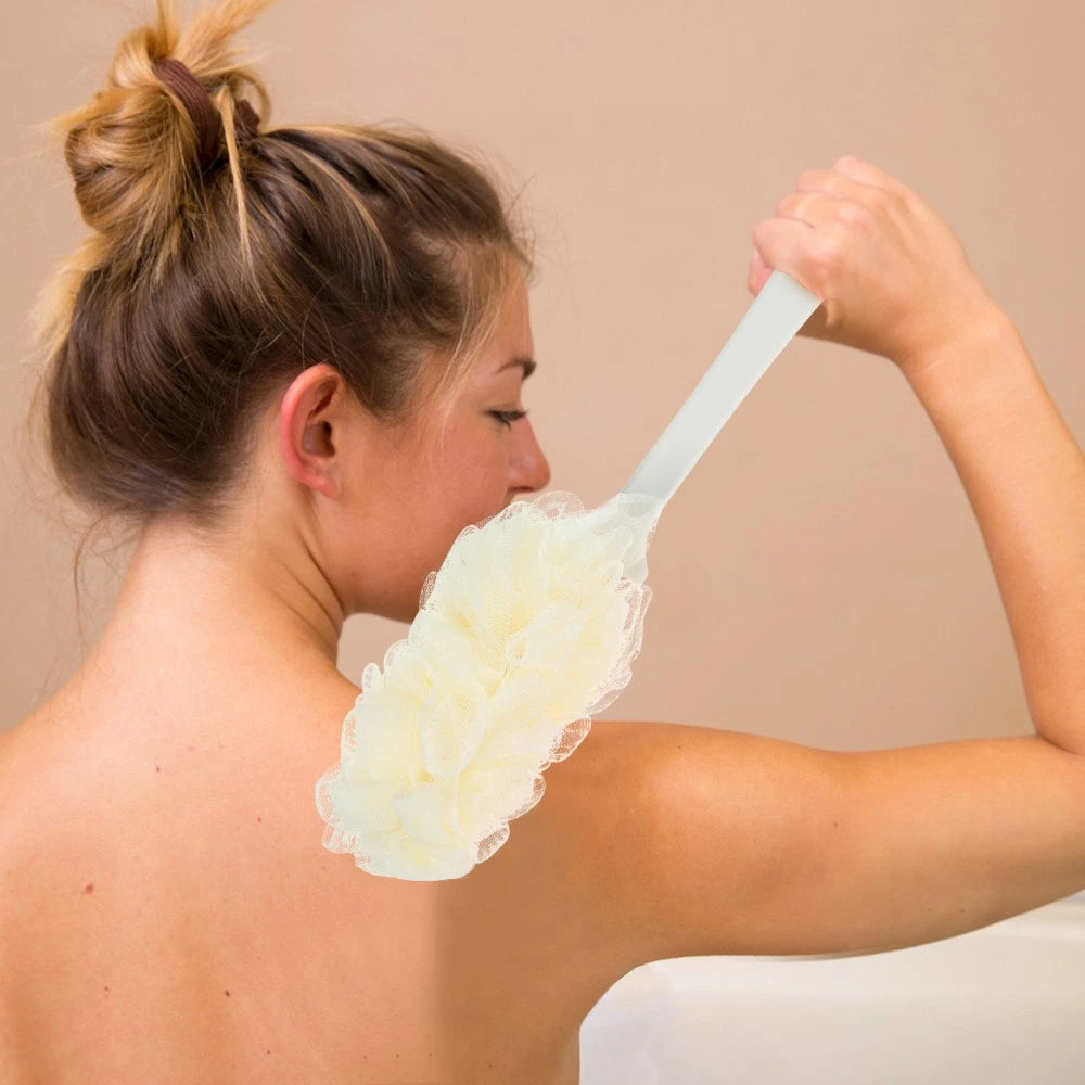 2 Pcs Bath Ball Brush Brushes Back Scrub Exfoliating Body Scrubber