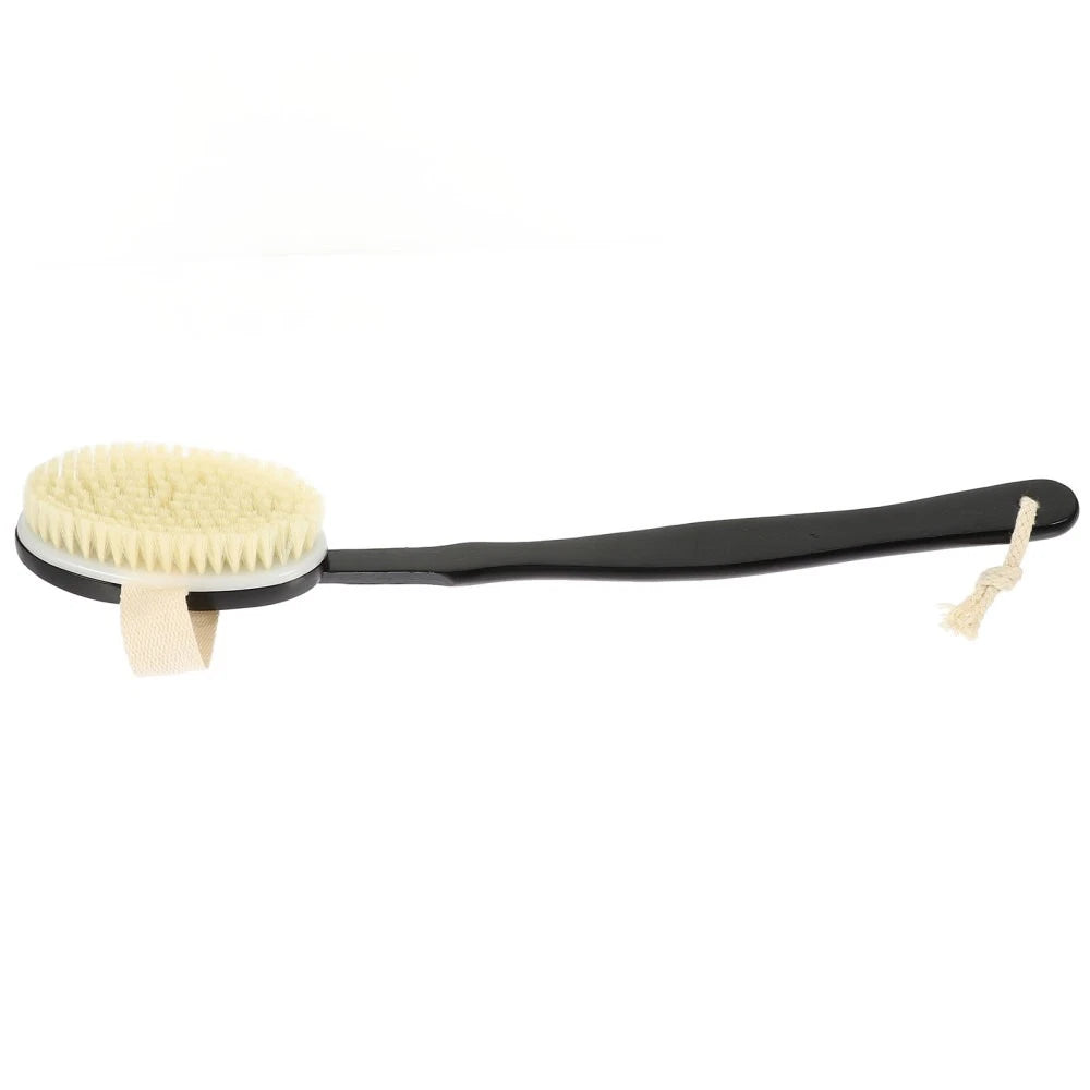 Bend Handle Bath Brush Body Exfoliator for Back Scrubber Shower Men
