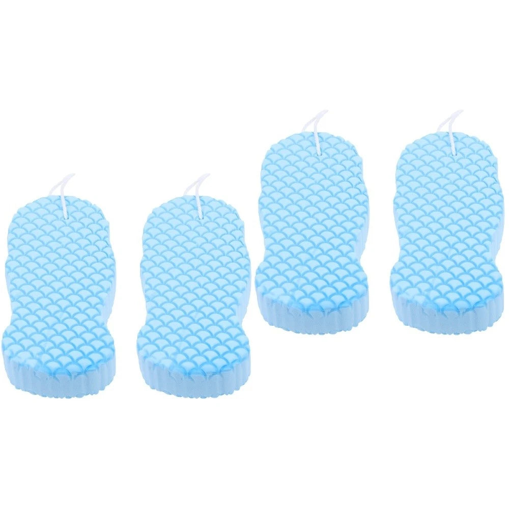 2 Pack Baby Bath Sponge Man Toddler Back Scrub Brush Cleaning Scrubber Bathing