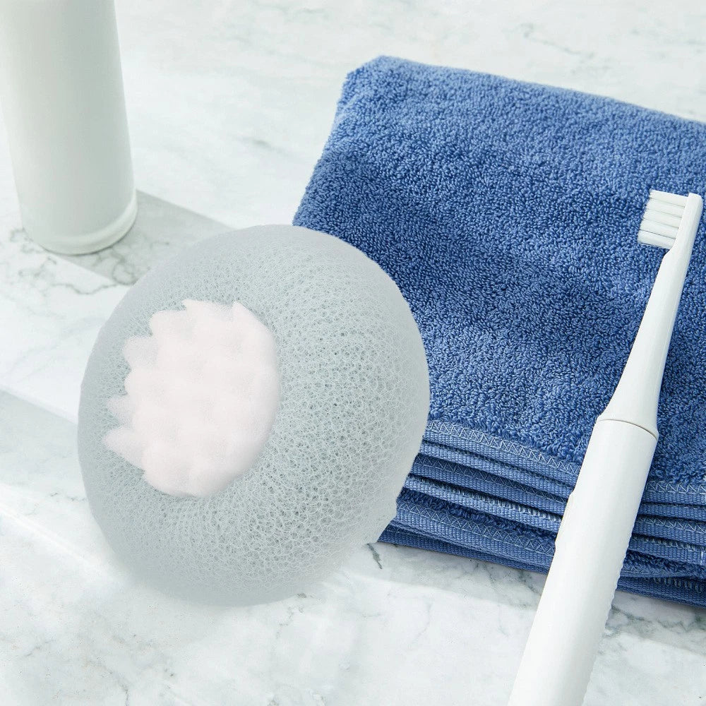 Suction Cup Bath Ball Exfoliating Back Scrubber Brush for Shower