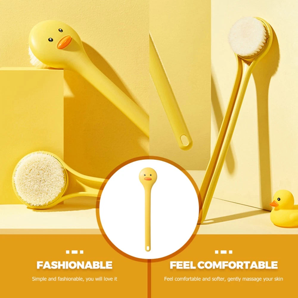 Bath Brush Body Shower Scrubber Exfoliator Long Handle Wall-mounted Intelligent