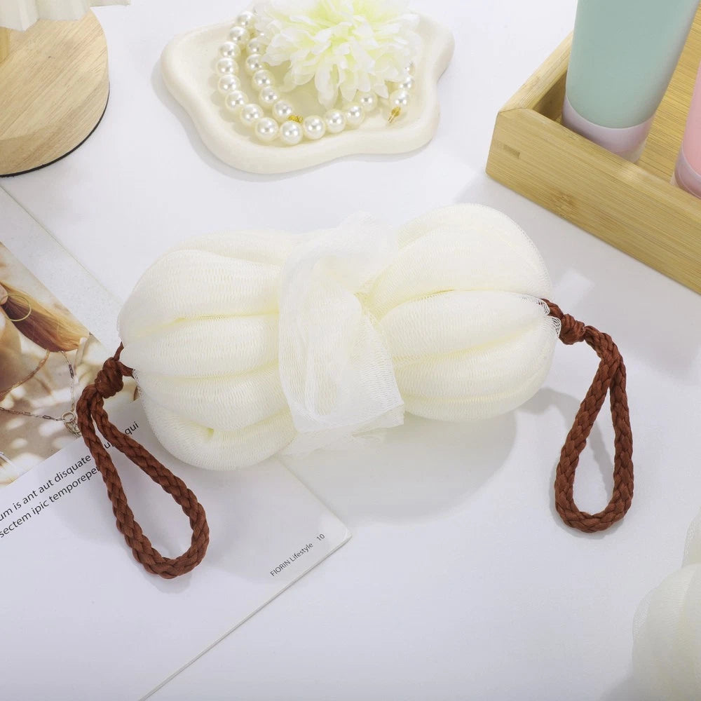 2 Pcs Bath Ball Baby Exfoliating Sponge Brush Body Exfoliator Scrubber for