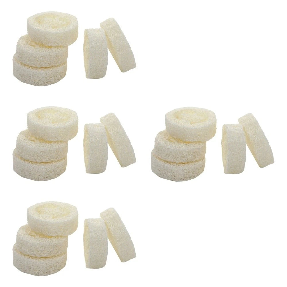 Set of 4 Loofah Shower Brush Travel Back Scrubber Body Exfoliating