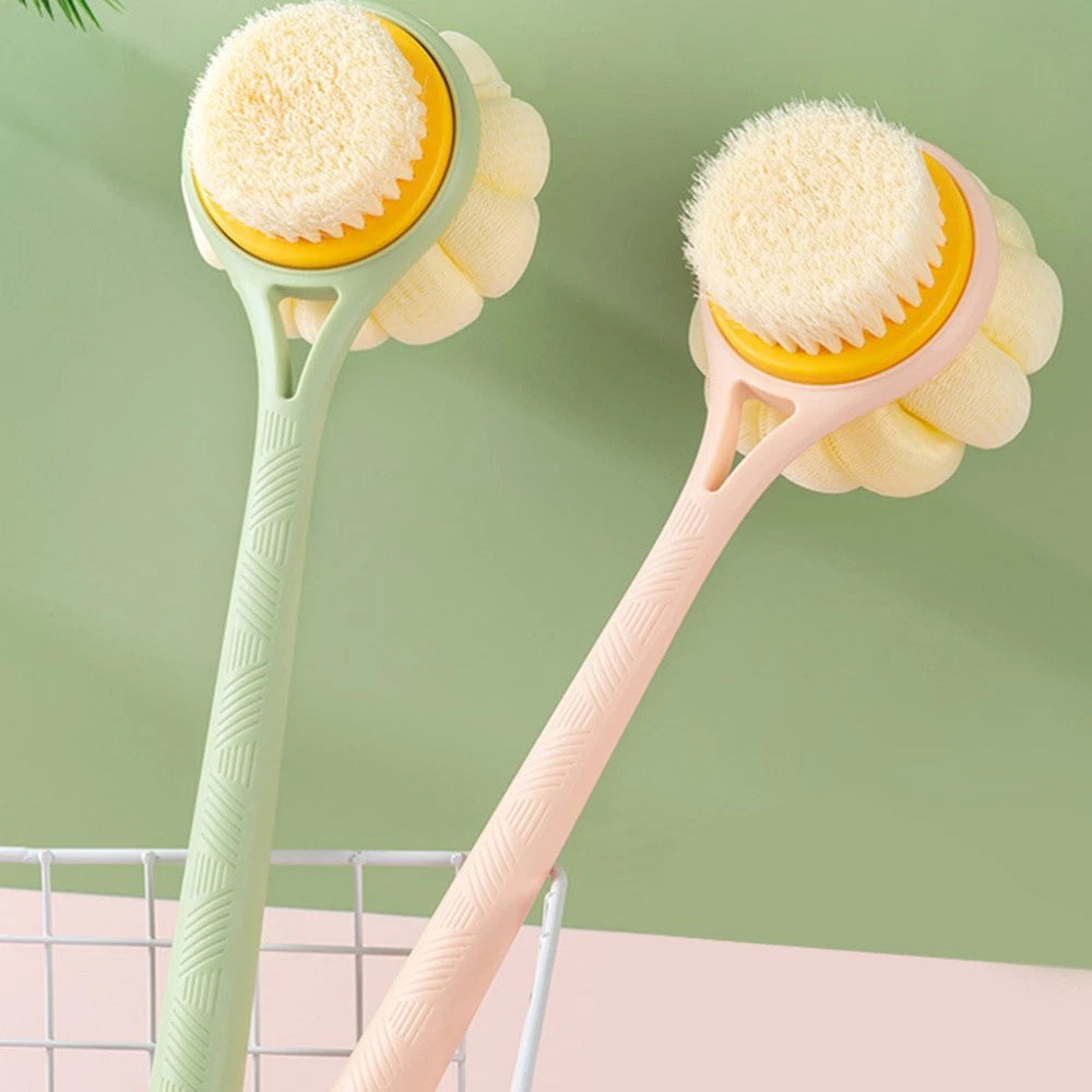 Bath Brush Exfoliating Body Scrubber Back with Handles Shower Brushes
