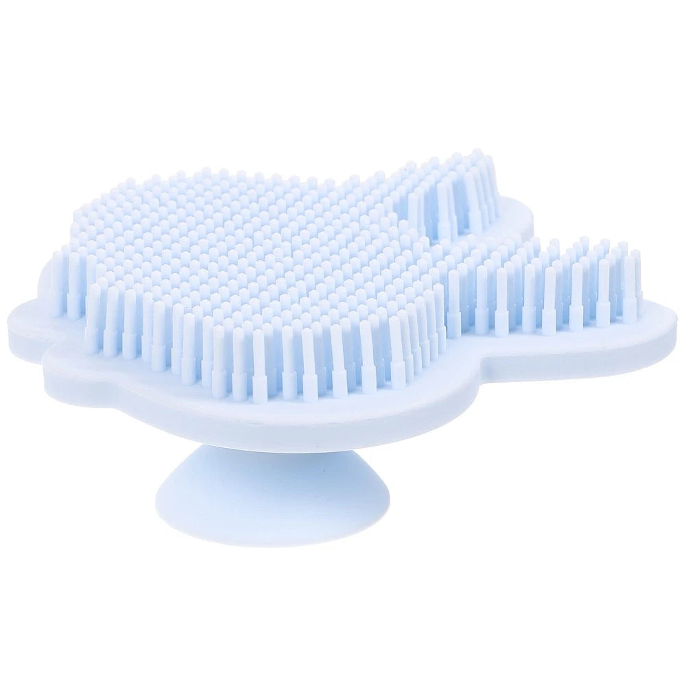 Silicone Bath Brush Child Double-sided Exfoliating Body Scrubber