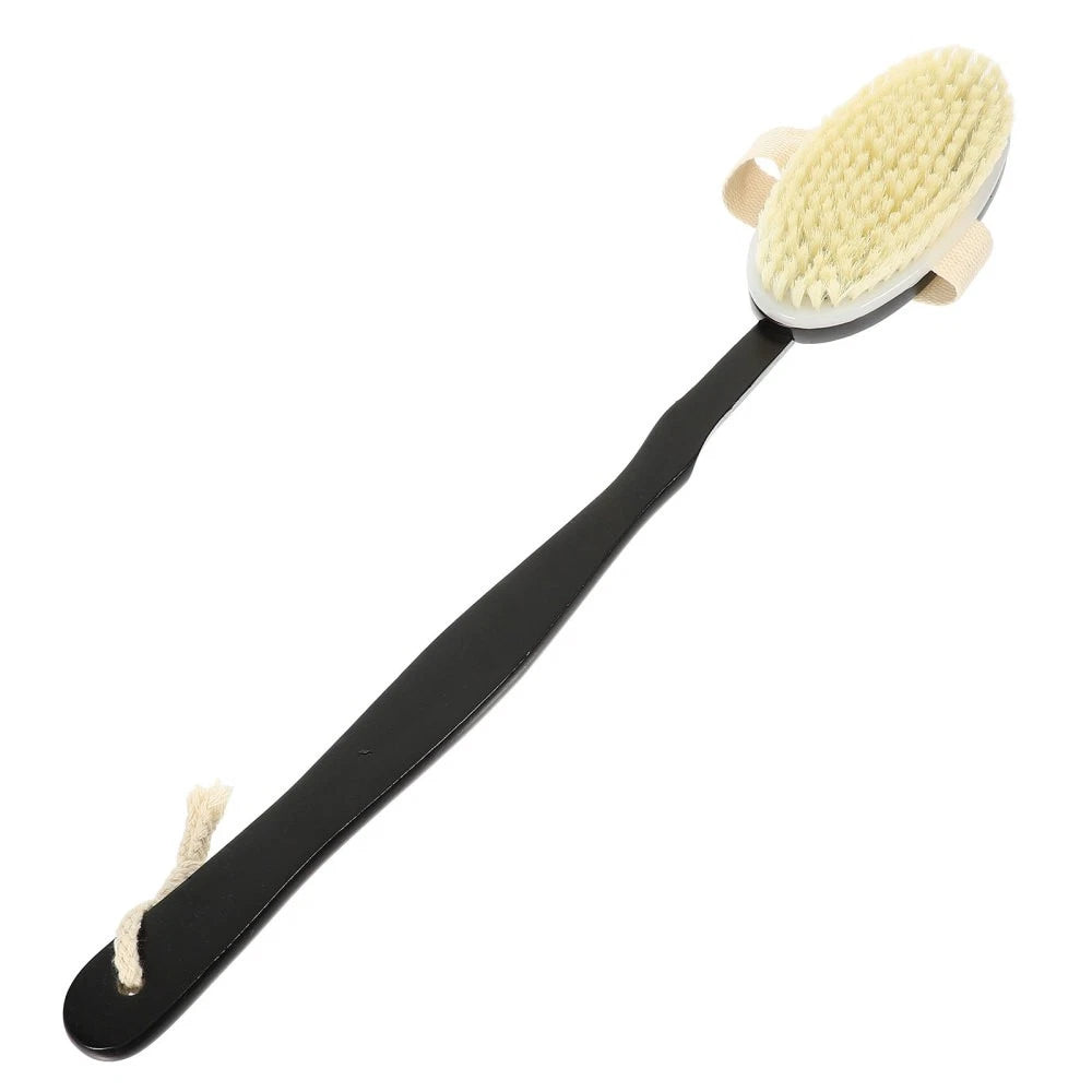 Bend Handle Bath Brush Body Exfoliator for Back Scrubber Shower Men