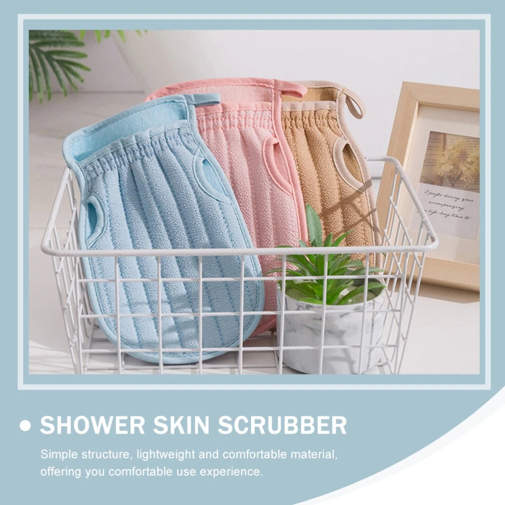 3 Pcs Bath Towel Set Body Brushes for Shower Gloves Exfoliating Work