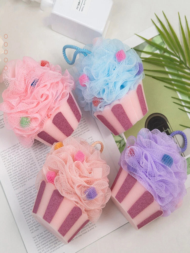 Bathing Flower Ball Never Dispersing Scrubbing Bathing Cartoon Bubbles