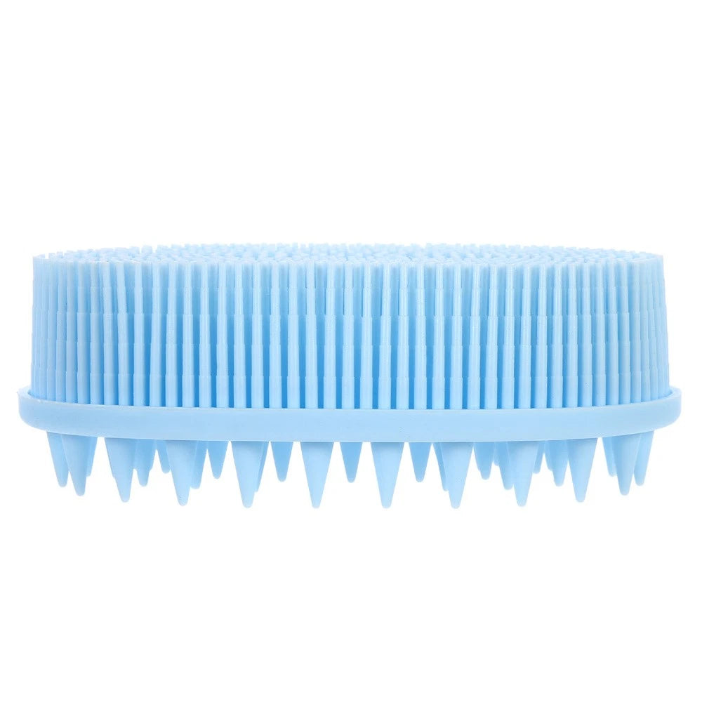 2 Count Silicone Bath Brush Baby Shower Scrubber Massage for Infant