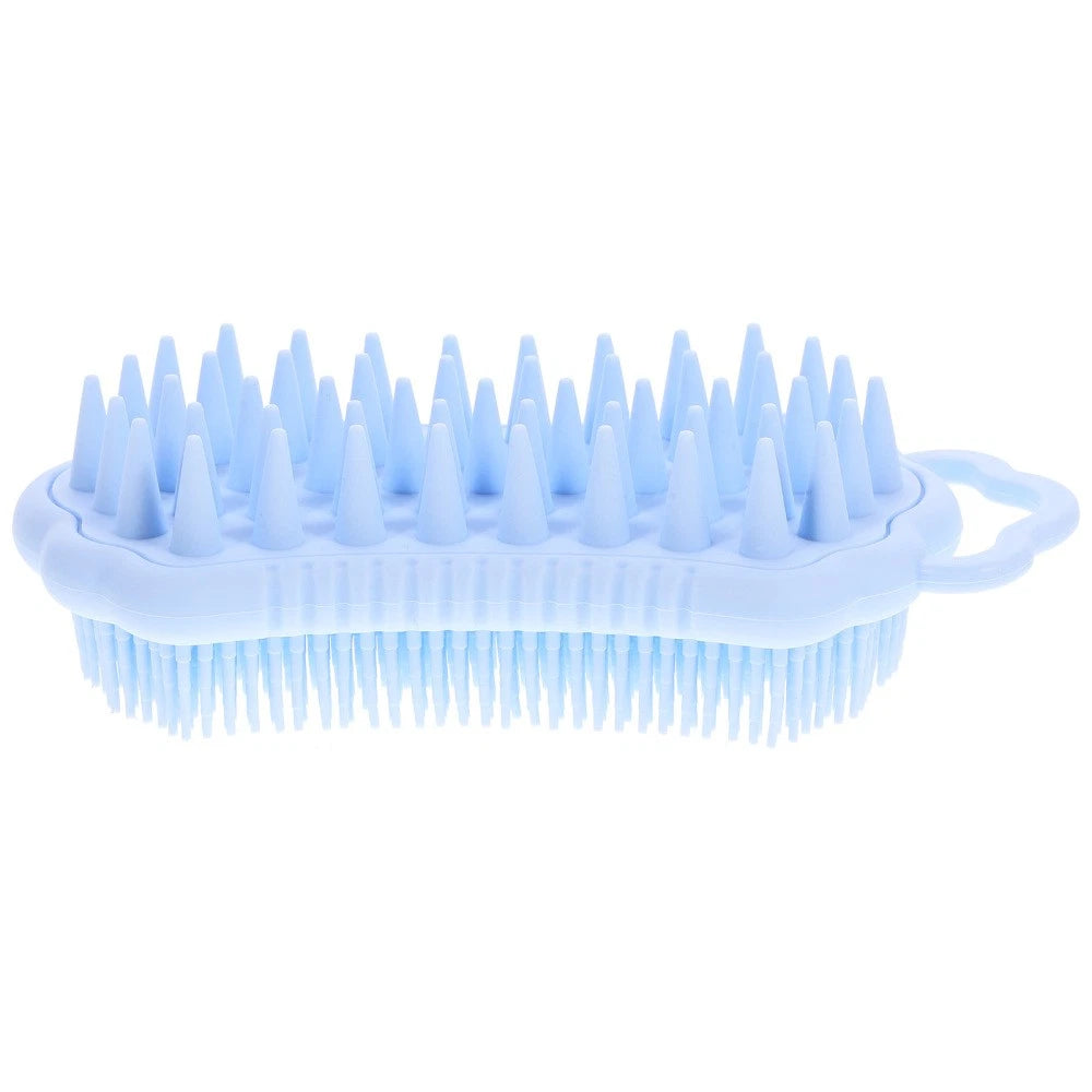 Cleaning Shampoo Comb Silicone Brush for Body Men and Women Bath Scrubber Head
