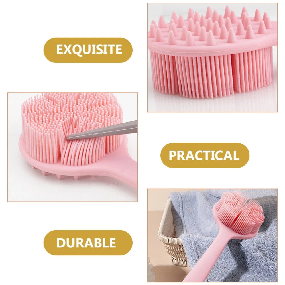 Bath Brush Back Scrubber Long Handle Soft Body Shower for Exfoliating