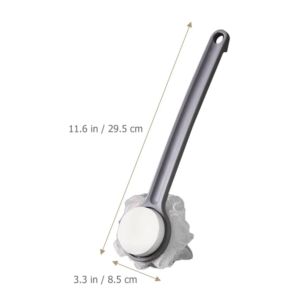 2 PCS Bath Ball Brush Child Exfoliating Back Scrubber with Handles