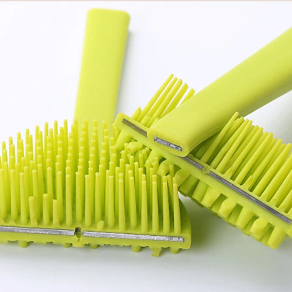 2 PCS Bath Brush Man Silicone Body Scrubber Exfoliator Back for Shower