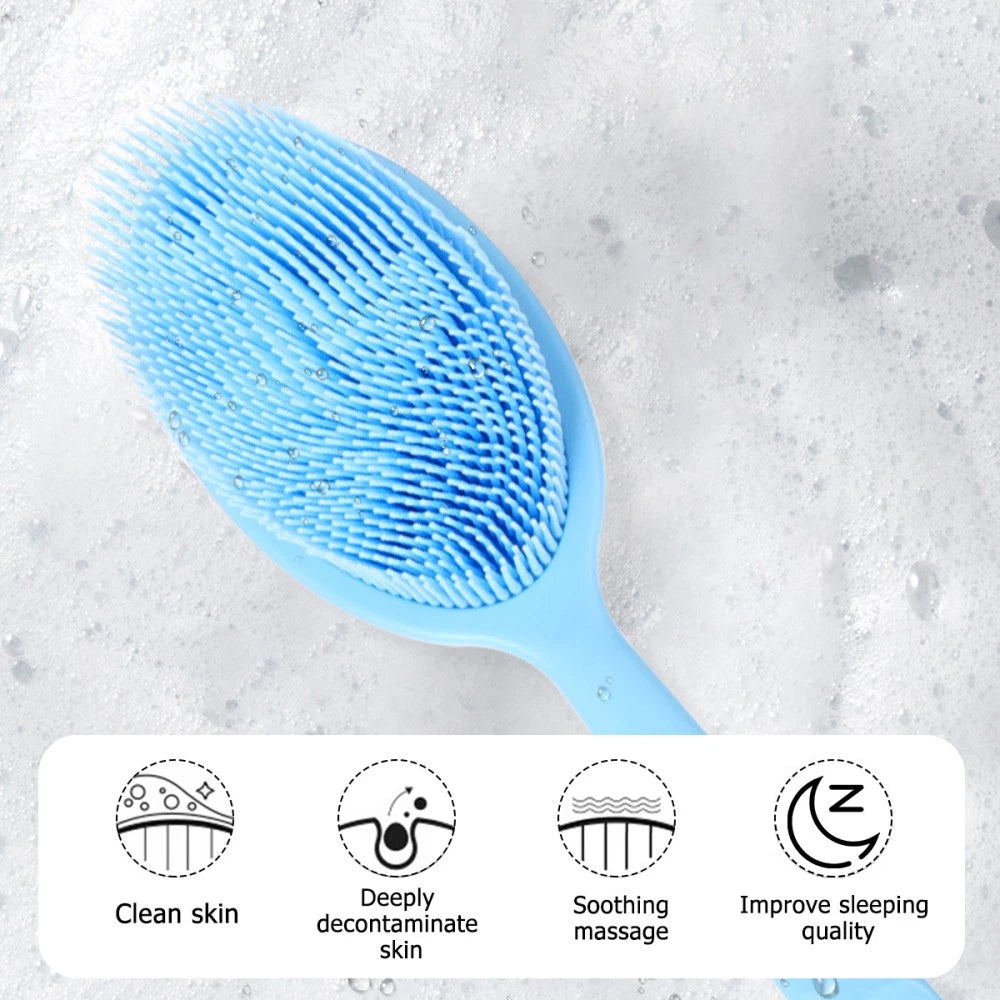 Cleaning Brush Bath Accessories Women Tub Scrubber with Long Handle