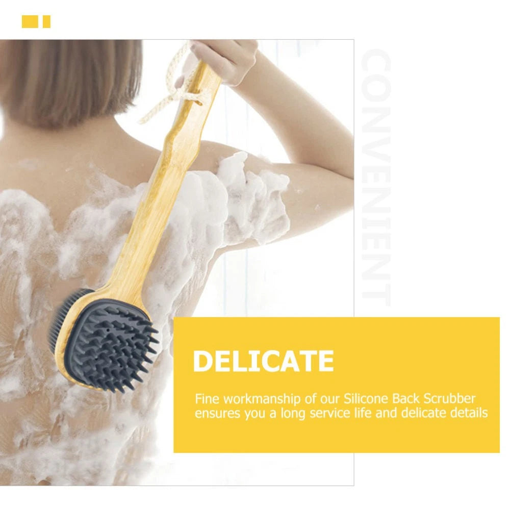 Bath Brush Body Exfoliator Silicone Shower Man Scrubber for