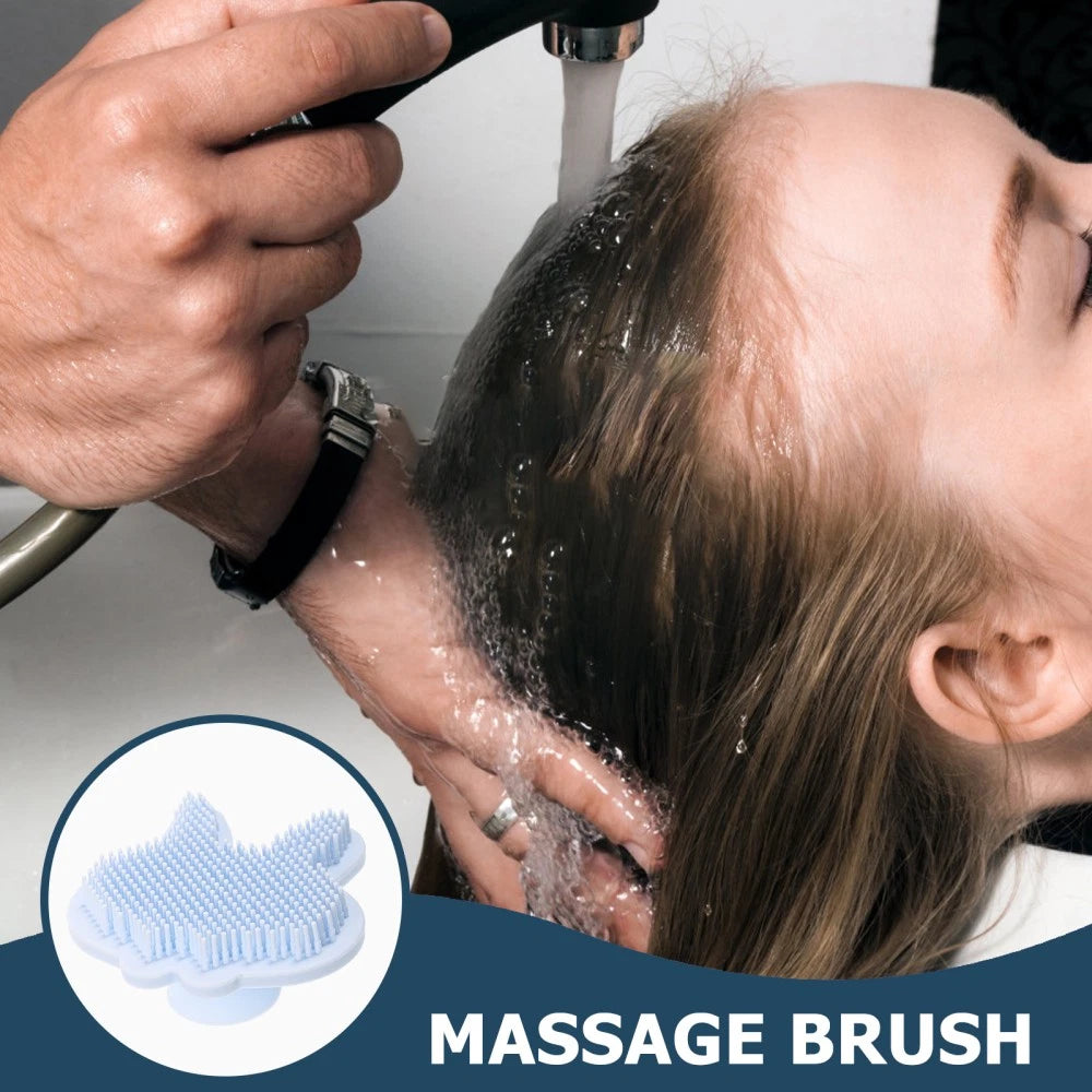 Silicone Bath Brush Child Double-sided Exfoliating Body Scrubber